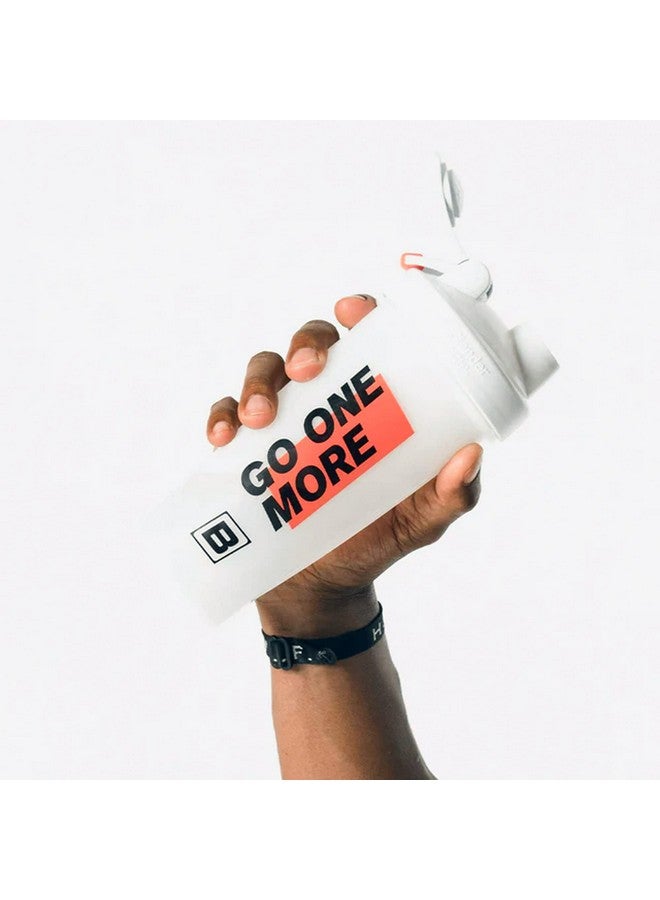 Bare Performance Nutrition BARE PERFORMANCE NUTRITION Go One More BlenderBottle Shaker Bottle, 28 oz Shaker Bottle with Wire Whisk, White - Image 2