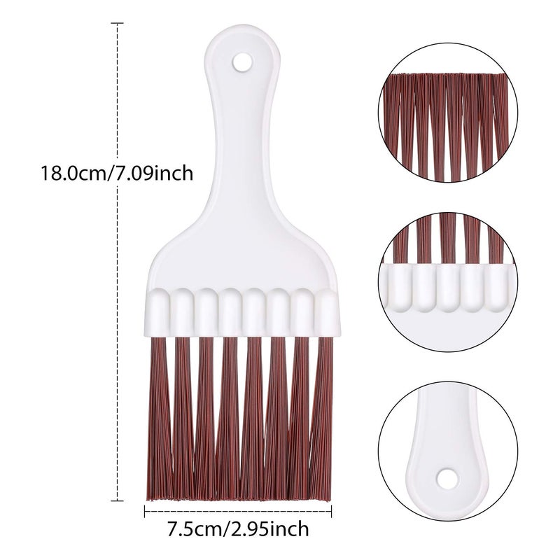 Boao 3 Pieces Air Conditioner Condenser Fin Cleaning Brush Stainless Steel Coil Cleaner Fin Comb Refrigerator Coil Cleaning Whisk Brush(Simple) - Image 2