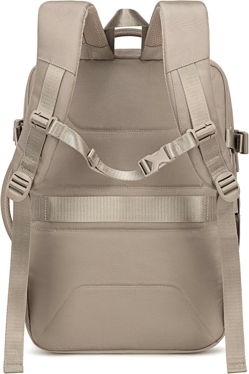 Chantria Premium Lightweight Laptop backpack for Women Water Resistant Multifunctional Anti-Theft Daypack with 180° Opening and Built in USB Port, CB00641 - Image 3