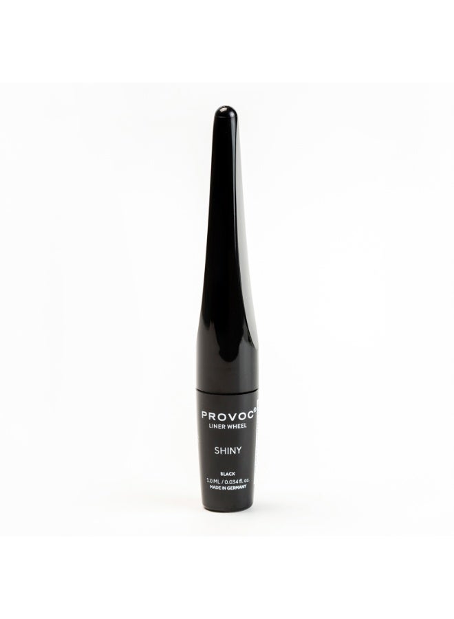 PROVOC LINER WHEEL Liquid Eyeliner 02 Shiny Black - Image 4