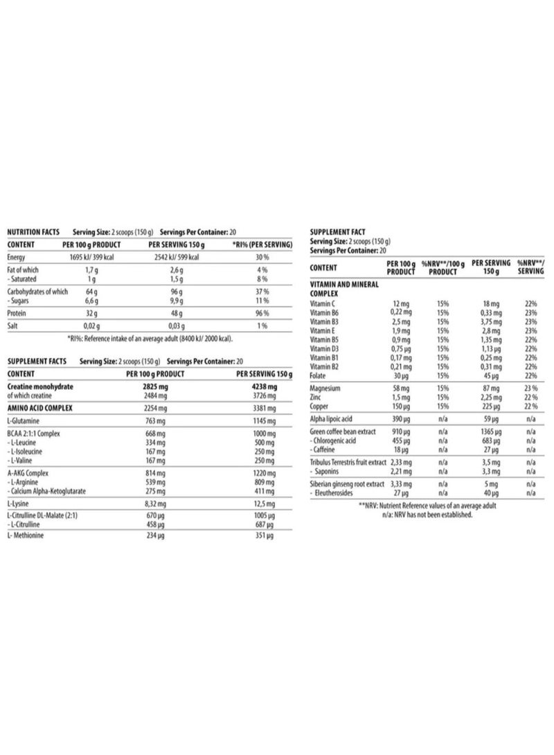 باي نيوترشن دي واي نيوترشن جيم تشينجر ماس 3000 جم – نكهة الشوكولاتة والمكسرات - Image 3