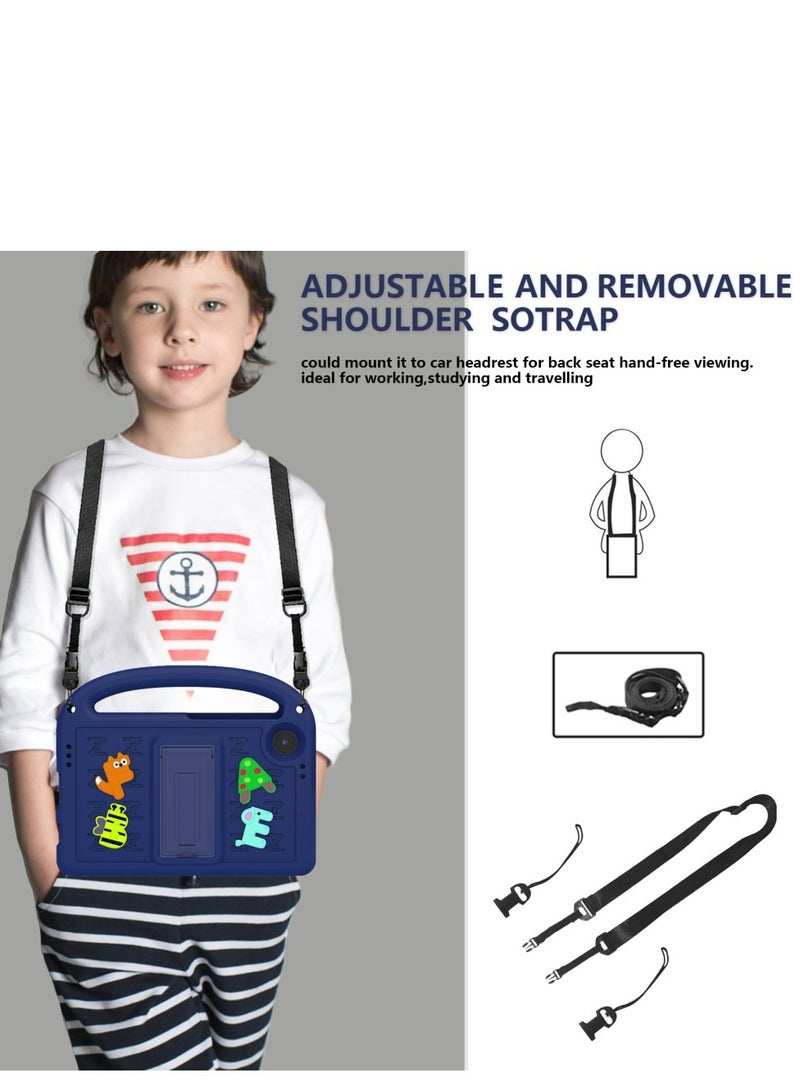 Children's Protective Case for Samsung A9 8.7inch(SM-X115N) , shockproof cover with shoulder strap bracket - Image 5