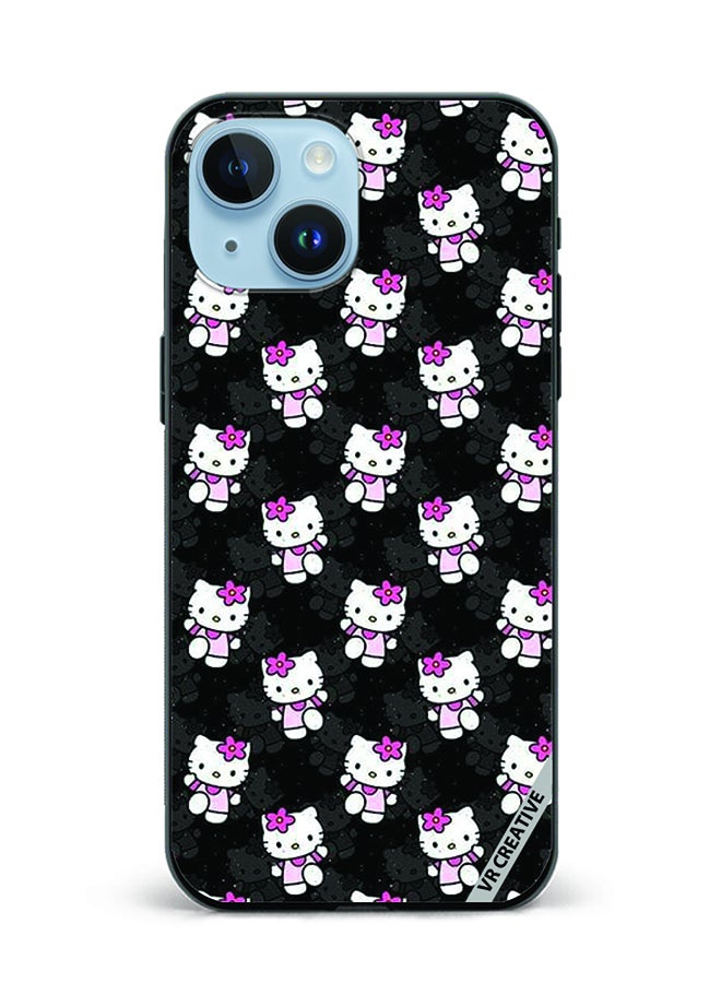 VR CREATIVE Protective Case Cover For Apple iPhone 15 Plus Hello Kitty Design Multicolour - Image 1