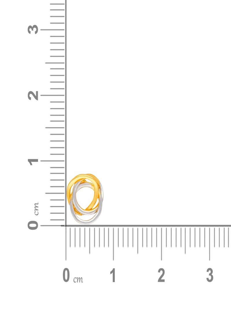 Malabar Gold and Diamonds 22 Karat 916 Purity Studs Gold Earrings LAER422T - Image 4