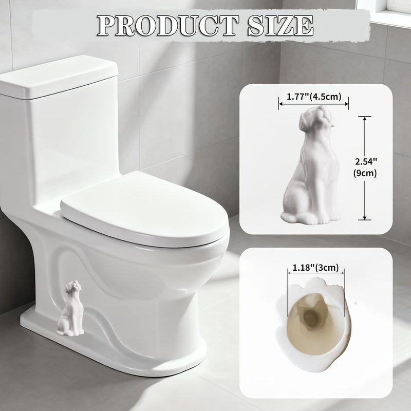 2pcs White Ceramic Toilet Bolt Caps Decorative Screw Cover Covers For Bottom Of Toilet Bowl Bathroom Decor Easy To Install - Image 3
