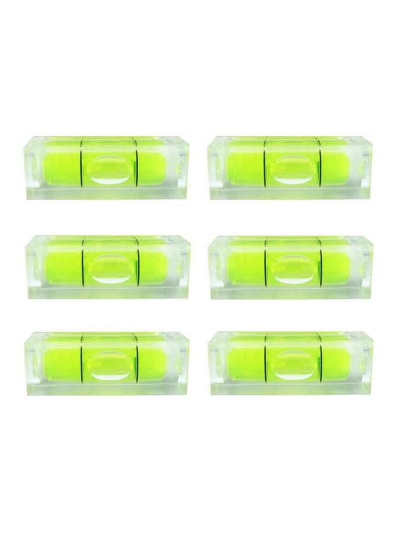 SIZIKJXGHWYI SIZIKJXGHWYI 6Pcs Small Bubble Level Frame Mural Hanging 10x10x29mm Mini Square Spirit Level Picture Hanging Levels Mark Measuring Instruments Layout Tools  - Image 1