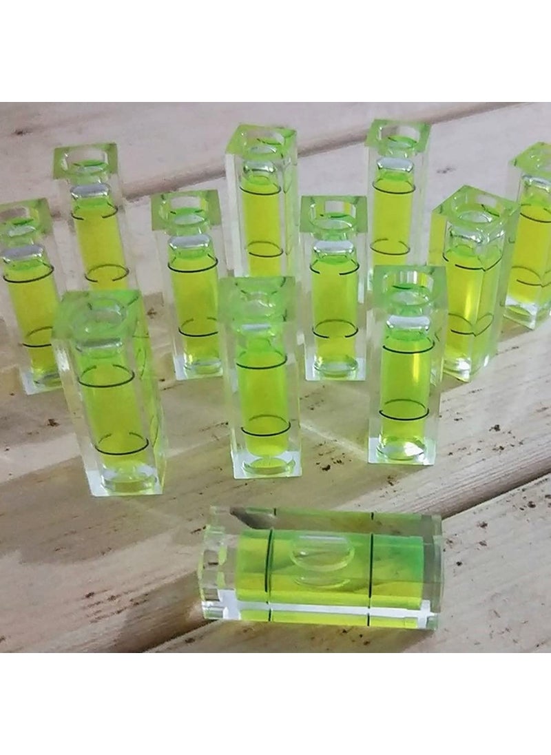 SIZIKJXGHWYI SIZIKJXGHWYI 6Pcs Small Bubble Level Frame Mural Hanging 10x10x29mm Mini Square Spirit Level Picture Hanging Levels Mark Measuring Instruments Layout Tools  - Image 3