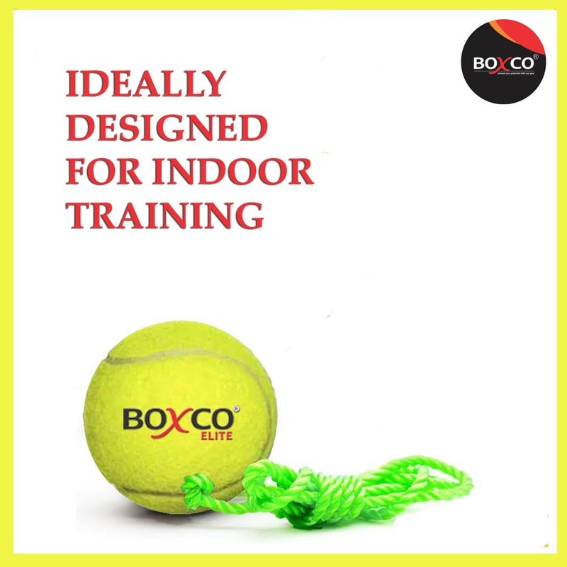 BOXCO كرة تنس كريكيت معلقة | كرة تدريب خفيفة الوزن وطويلة الأمد للمباريات - Image 3