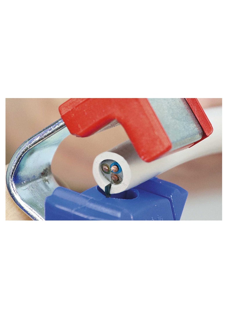 Weicon Weicon Cable Stripper No. 8 - 27, Multi Stripping Knife, Universal Stripping Tool With Adjustable Cutting Depth, For All Common Round Cables, Working Range 8 - 28 Mm  - Image 3