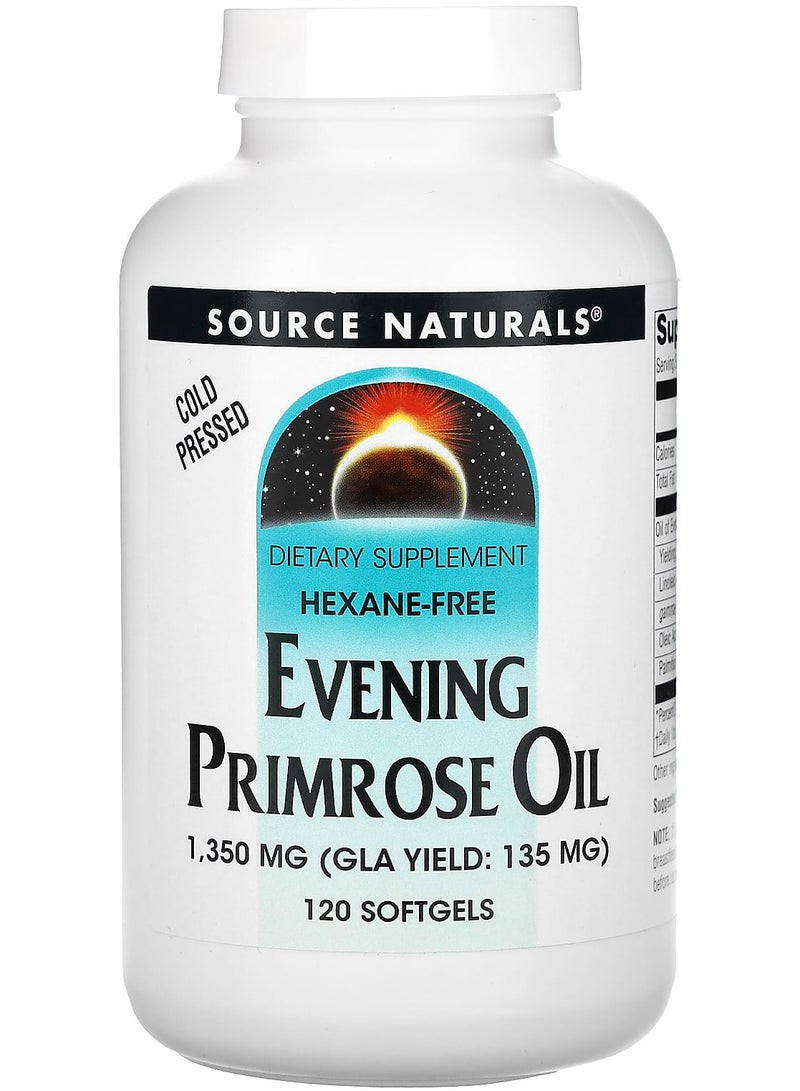 Evening Primrose Oil, 1,350 mg, 120 Softgels
