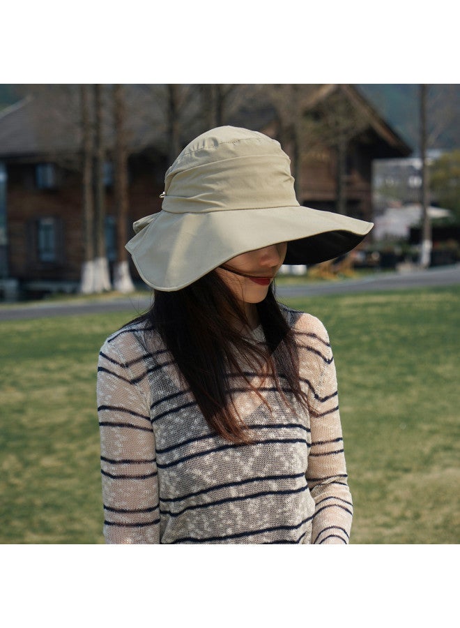 TonLion Outdoor Fisherman Hat Sun Hat Breathable Cap Fishing Hat Wide Brim Face Covering Sun Hat Couple Hat - Image 4