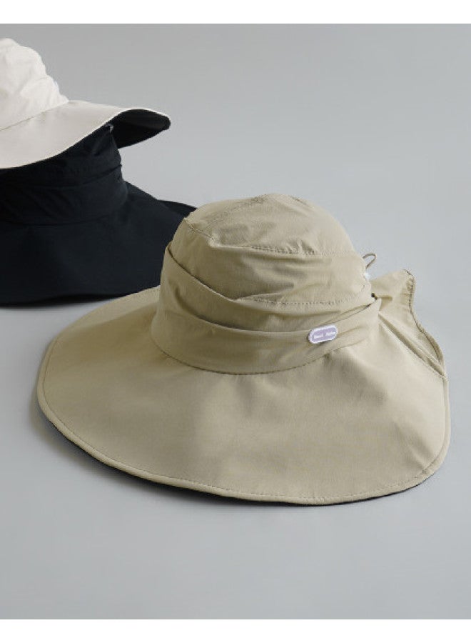 TonLion Outdoor Fisherman Hat Sun Hat Breathable Cap Fishing Hat Wide Brim Face Covering Sun Hat Couple Hat - Image 1