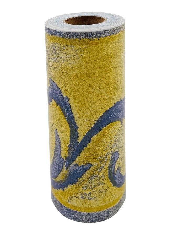 Yifely Yellow Wallpaper Border Self Adhesive Wall Covering Kitchen Bathroom Bedroom Tiles Decor Sticker - Image 4