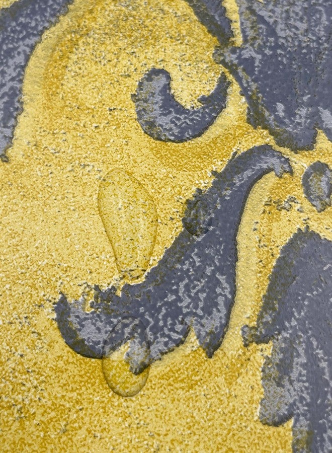 Yifely Yellow Wallpaper Border Self Adhesive Wall Covering Kitchen Bathroom Bedroom Tiles Decor Sticker - Image 2