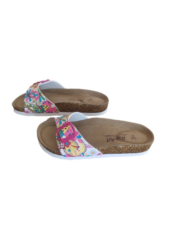 Rup Art Comfy Footwear Special Design Women’s Products Different Lines Of Comfort Heat Protection Soft Feeling PU Leather Invest In Your Foot Health Your Feet Will Thank You By Rup Art  - Image 4
