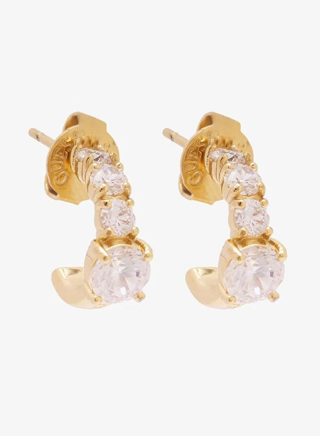12Mm Crystal Hoops