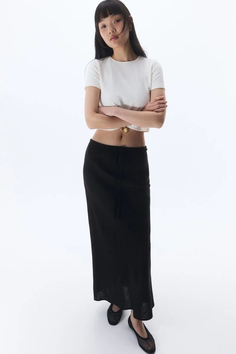 اتش اند ام تنورة ماكسي