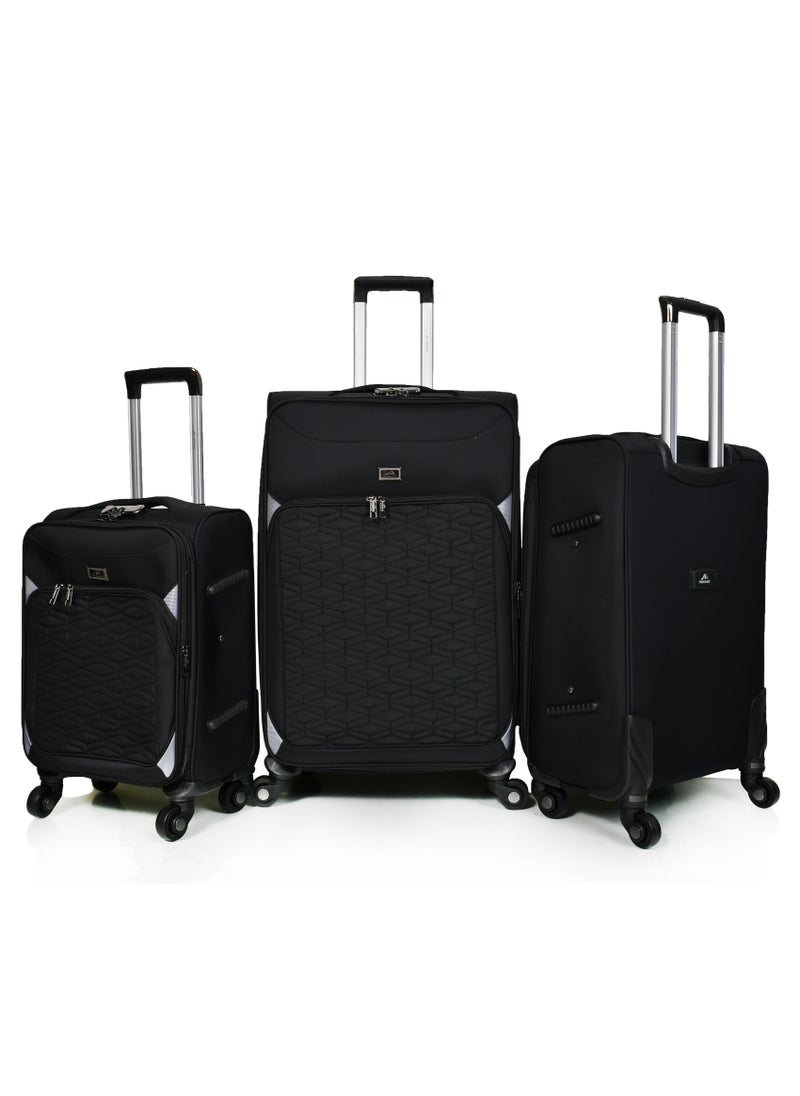 MORANO Morano Canvas Travel Bags set of 3 Pieces Size 28/24/20 inches  - Image 1