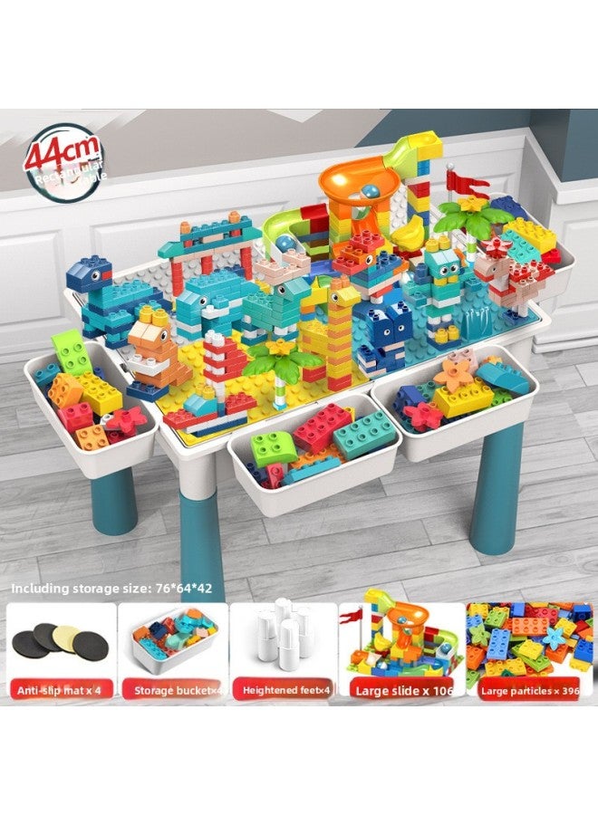 لعبة تعليمية كبيرة متعددة الوظائف للأطفال من عمر 3 إلى 6 سنوات متوافقة مع طاولة مكعبات بناء ليغو كبيرة الحجم للأطفال