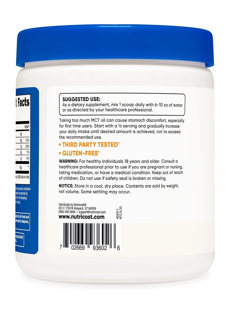 Nutricost C8 Mct Oil Powder .5Lb 95% C8 Mct Oil Powder  - Image 3