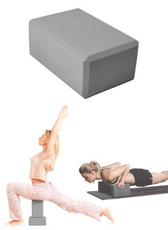 ISHWAZ Yoga Block For Yoga, Pilates, Meditation, Fitness Exercise, Aid Balance, Support and Deepen Poses, Beveled Edges and Non-Slip Makes It Extra Comfortable, Premium High Density EVA Foam Yoga Block  - Image 1