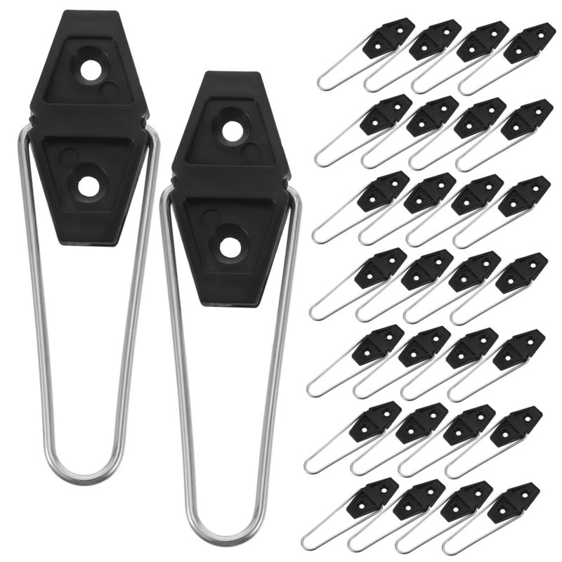 Uonlytech 30 Pieces Multi Purpose Photo Frame Brackets Durable Easel Back Stand Supports Safe Display Home Office Studio Use - Image 2
