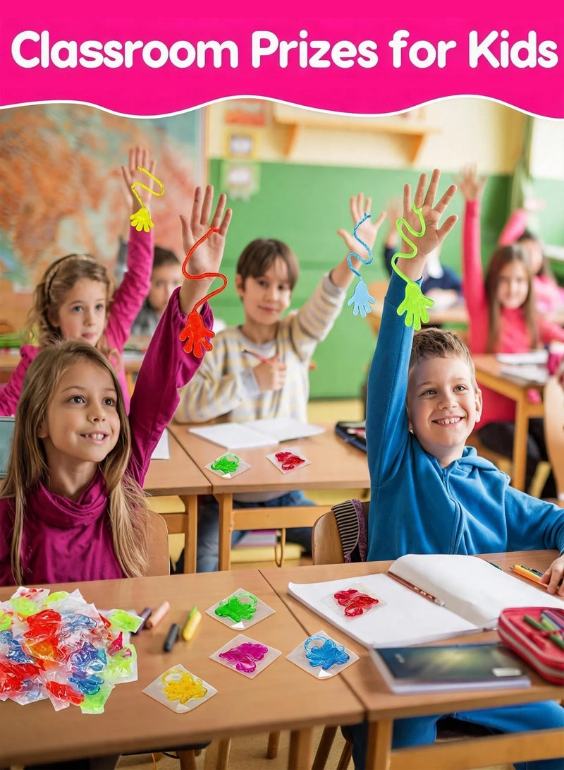 Paka Rabbit 40PCS Sticky Hands Birthday Party Favors for Kids 4-8 8-12 Goodie Bag Stuffers Classroom Treasure Box Toys Carnival Prizes Bulk Mini Treat Trinket Pinata Fillers Back to School Students Gifts Stuffer Boy Girl. - Image 2
