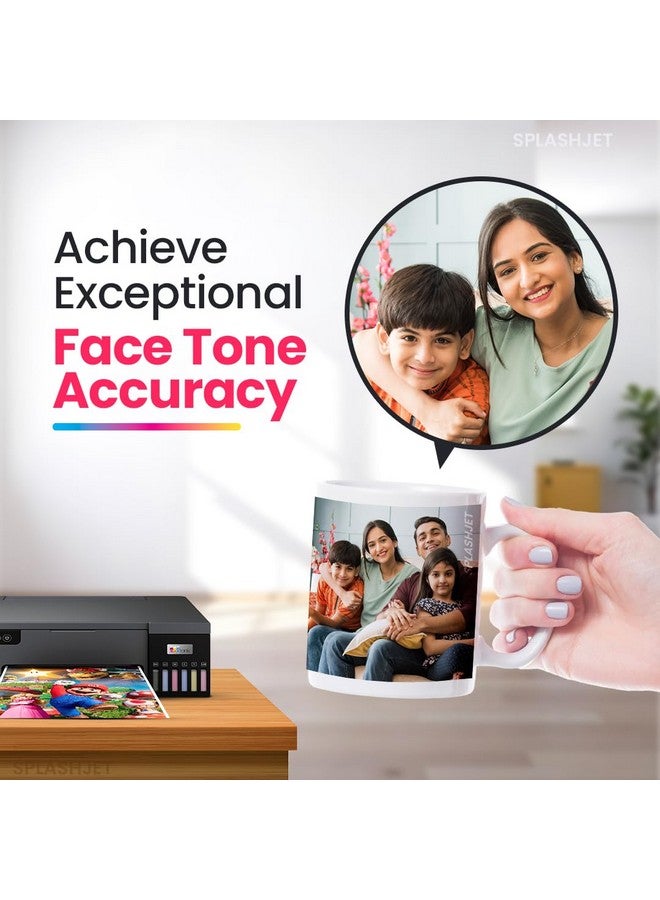 حبر سبلاش جت للطباعة الحرارية لإبسون L8050، L18050 - طباعة نقل حراري على الأكواب، حافظات الهواتف، تي شيرتات بوليستر وغيرها للاستخدام مع طابعات إبسون 6 ألوان (70 جرام × C/M/Y/Bk/LC/LM) - 503504 - Image 5