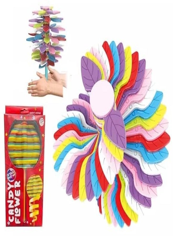 Lavilok Spin Candy Flower Rotating Lollipop Magic Lollipop Tree Stress Relief Toys Rattle (Multicolor)_C01 - Image 2