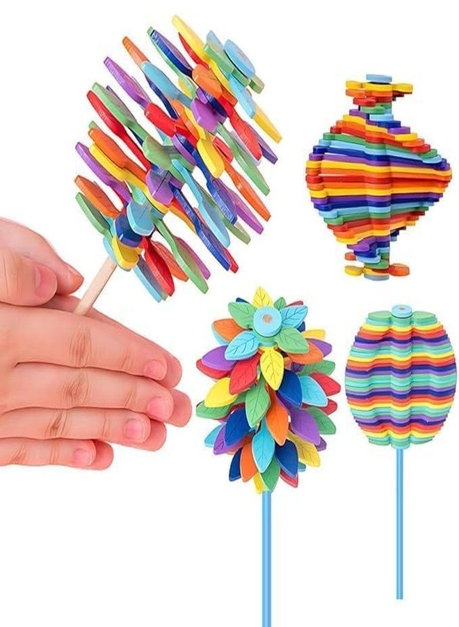 Lavilok Spin Candy Flower Rotating Lollipop Magic Lollipop Tree Stress Relief Toys Rattle (Multicolor)_C01 - Image 4