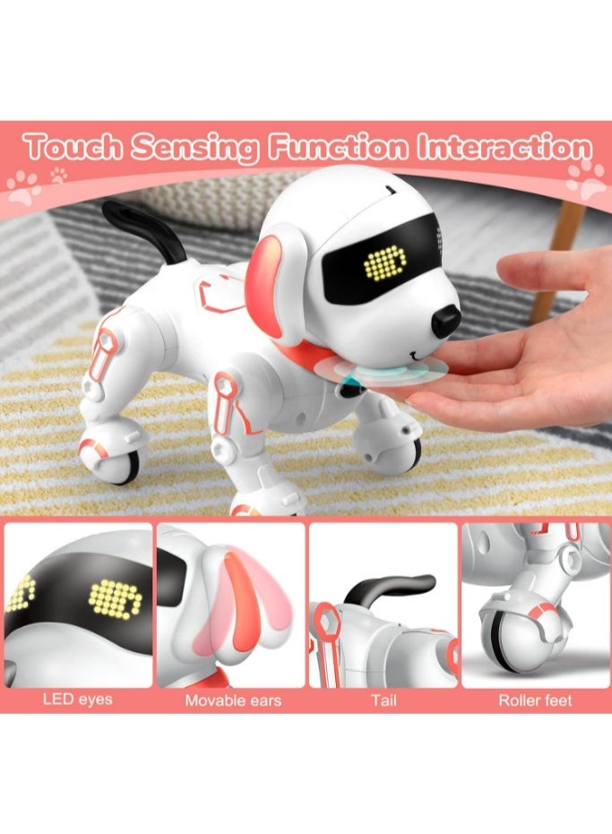 GOGOGO Robot Dog Toys for Kids 8 9 10 11 12, Remote Control Dogs, Robot Dog for Kids 8-12, Pet Robotic, Electric Dog Toy, Robotic Dogs, Toys for 5 6 7 8 9 10 11 12 Years Old Boys Girls, Pink, Y878 - Image 5