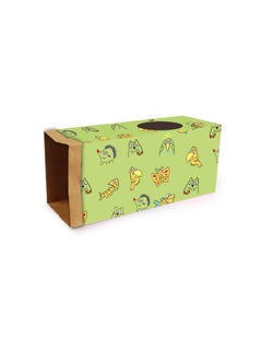 all for paws Catoon Kraft Paper Tunnel Green  - Image 1
