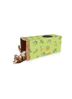 all for paws Catoon Kraft Paper Tunnel Green  - Image 2