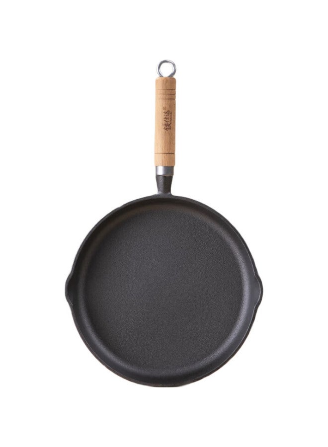 Telssida Thick Cast Iron Small Flat-Bottom Pan, Uncoated Steak Griddle, Non-Stick Egg Pan, Baby Food Pot, Raw Iron Mini Breakfast Pan - Image 2