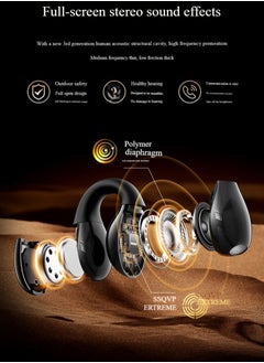 REMAX True Wireless Earbuds, Not in-ear clip-on ear Bluetooth 5.3 Headphones 4-Mics ENC Clear Call, Bluetooth Earbuds Touch Control 30 Playtime, IPX6 Waterproof TWS, Light-Weight Earphones  - Image 5