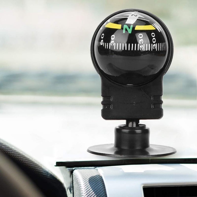 2Pcs Abs Car Ball With Suction Cup Portable Outdoor Navigation Tool - Image 4