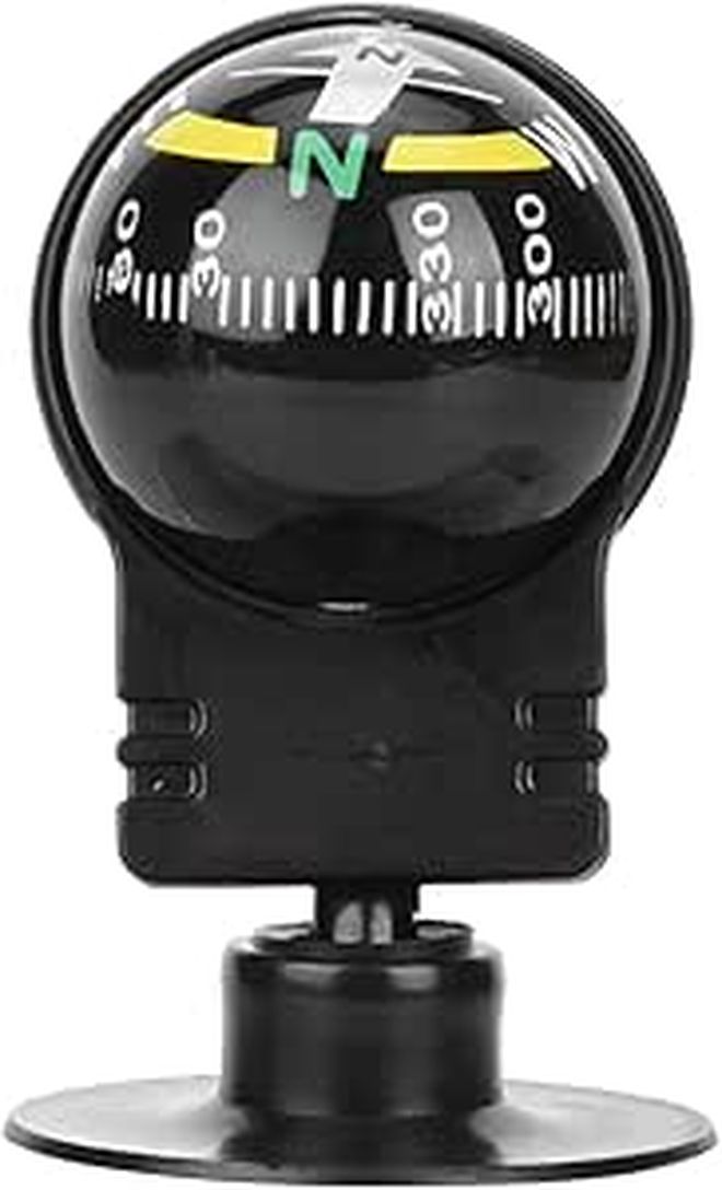 2Pcs Abs Car Ball With Suction Cup Portable Outdoor Navigation Tool - Image 1