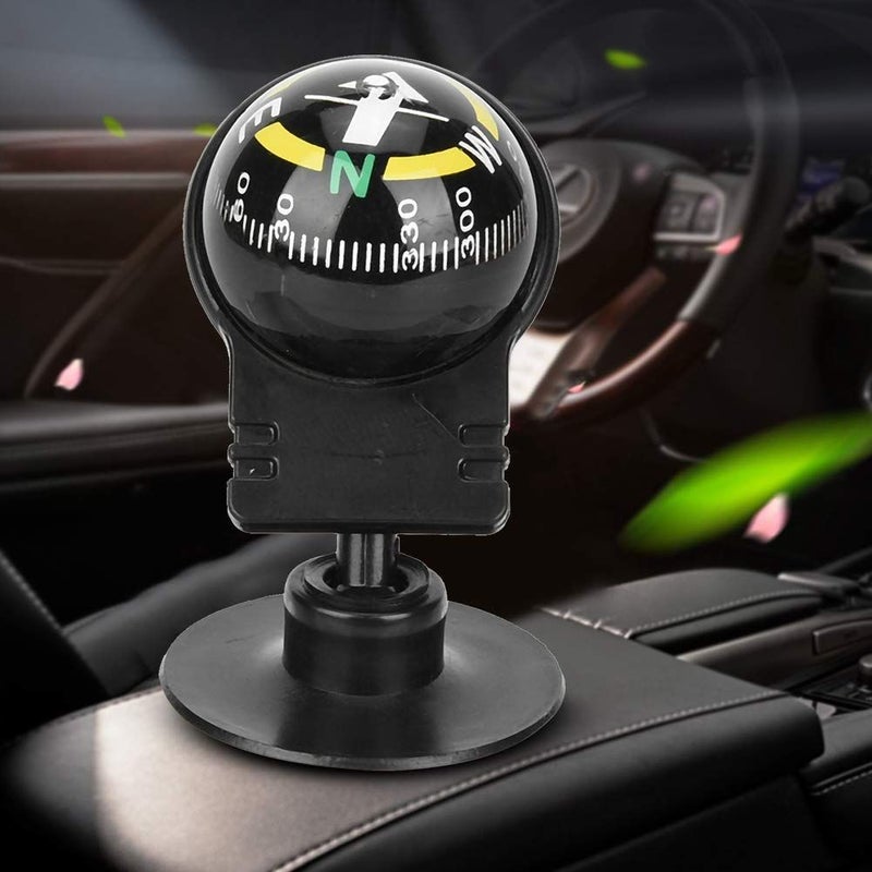 2Pcs Abs Car Ball With Suction Cup Portable Outdoor Navigation Tool - Image 5
