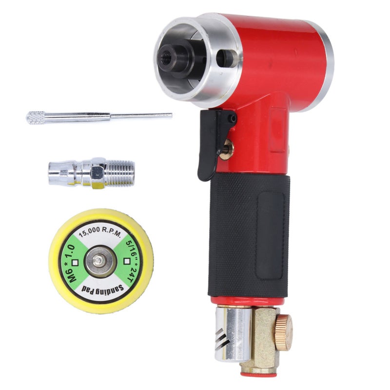 JY Air Grinder 15000RPM Adjustable Speed Ergonomic PVC Handle - Low Vibration Aluminum Alloy Die Grinder for Point Grinding Light Polishing - Image 5