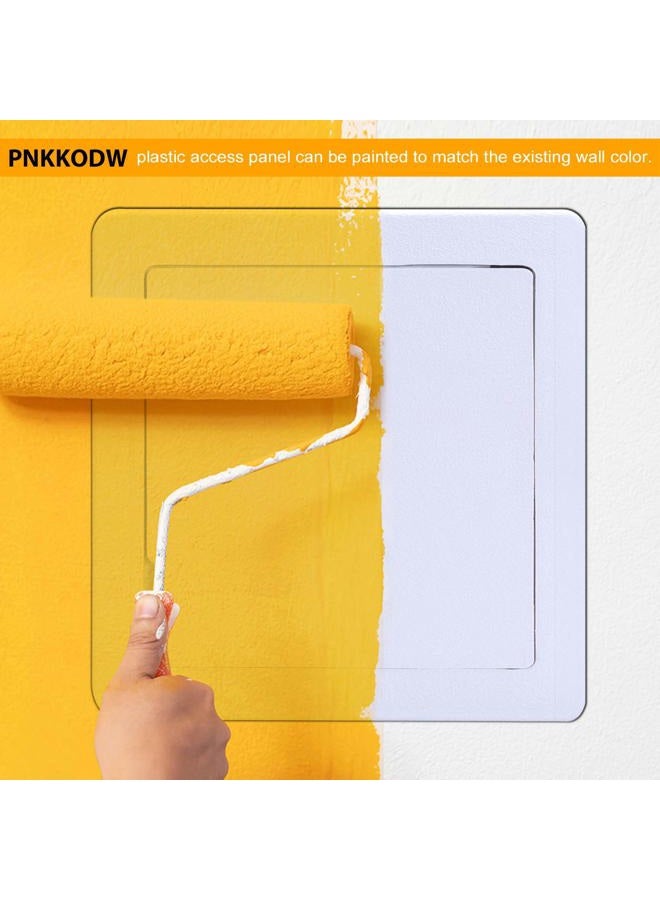 PNKKODW Plumbing Access Panel for Drywall 12 x 12 Inch Plastic Access Door Removable Wall Access Panel Ceiling Reinforced Hinged Durable - Image 5