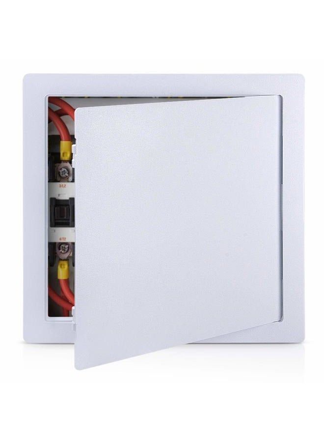 PNKKODW Plumbing Access Panel for Drywall 12 x 12 Inch Plastic Access Door Removable Wall Access Panel Ceiling Reinforced Hinged Durable - Image 1