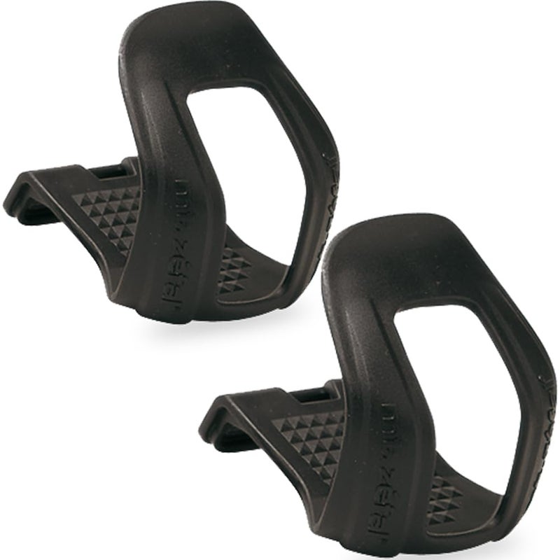 Zefal Cristophe Mountain Bicycle Half Toe Clips, L/XL, Black - Image 1
