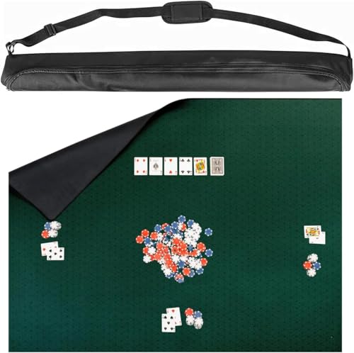 Feltectors Board Game Mat 42 x 66 nches Table Cover for Mahjong Poker Playing Cards Tile Games Dominoes and RPG Neoprene Gaming Playmat - Image 1