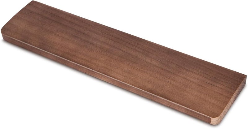 Wooden Wrist Rest - Ergonomic Walnut Wood Keyboard Wrist Pad for PC and Gaming - Image 1