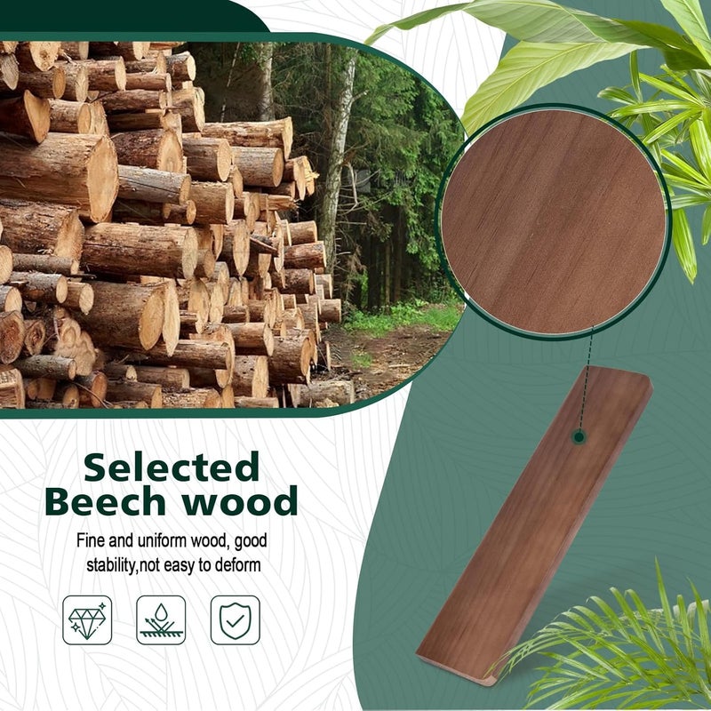 Wooden Wrist Rest - Ergonomic Walnut Wood Keyboard Wrist Pad for PC and Gaming - Image 4