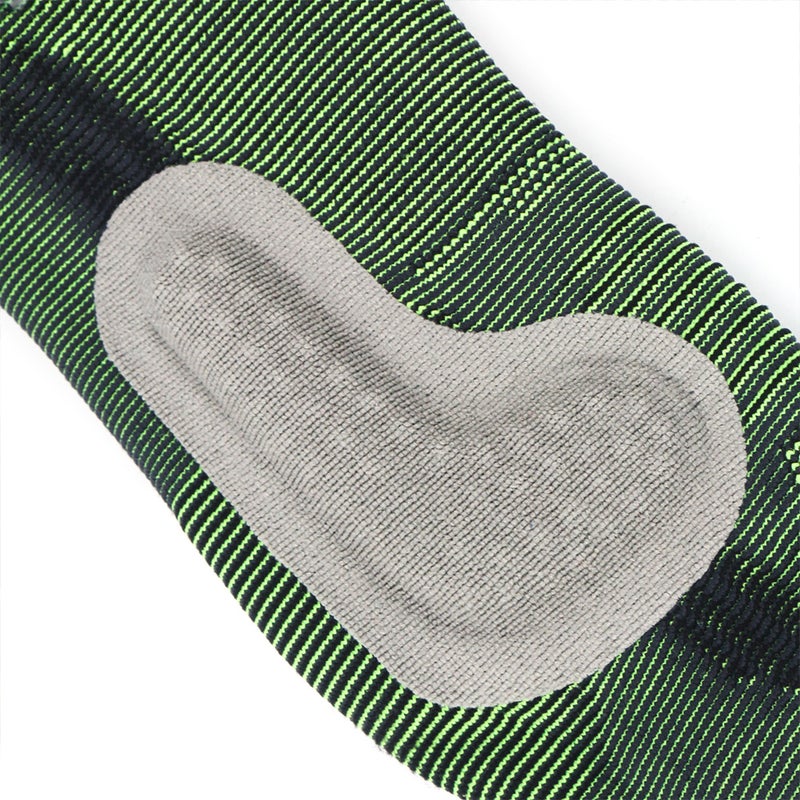 1PC Protective Sports Guard Proof Cover Breathable Support Sleeve for Men Women Sports (Size L Black+Green) - Image 3