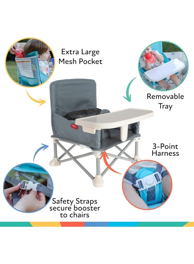 Nuby Easy Go Pop-Up Booster Seat with Removable Tray - Image 5