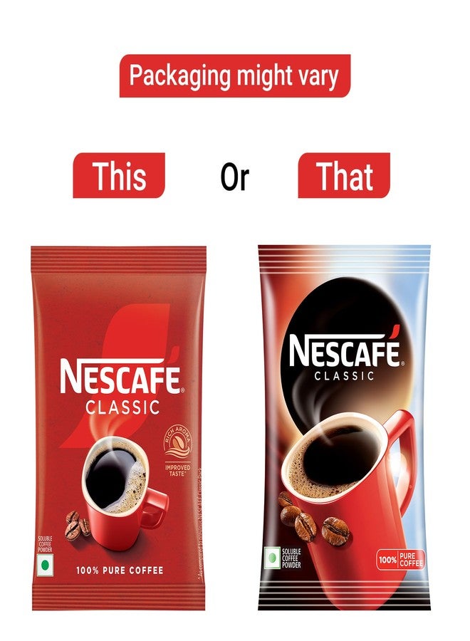 Nestlé NESCAFE Classic Instant Coffee Powder | Great start to your morning | 100% Pure Coffee | 45g Pouch - Image 3