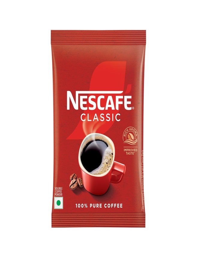 Nestlé NESCAFE Classic Instant Coffee Powder | Great start to your morning | 100% Pure Coffee | 45g Pouch