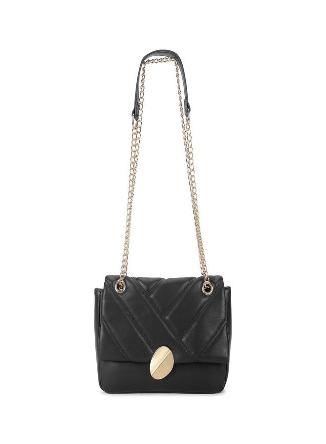 Fastrack Casual Sling Bag with Magnetic Closure for Girls, Medium Size with Internal Zipper, Made with High-Quality Faux Leather, Versatile and Durable Design - Image 1